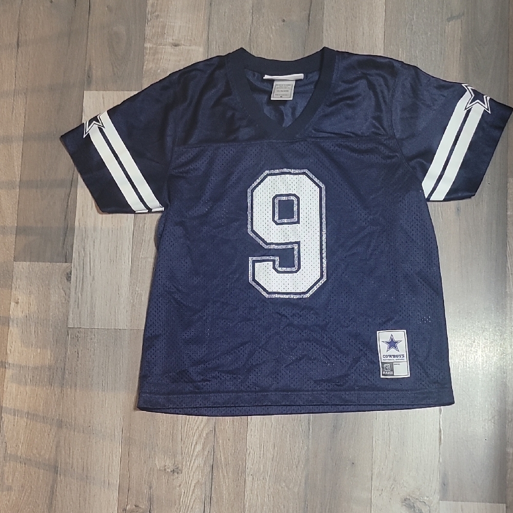 Dallas Cowboys Tony Romo #9 Jersey Kids Medium - Would fit Women Small Glitter